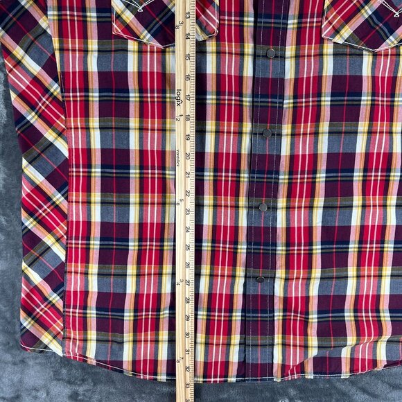 Rocawear Short Sleeve Vintage Button Up Shirt Men 3XL Plaid Rap Hip Hop Jay Z - Picture 15 of 16